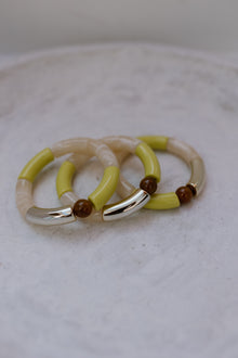  Armband Rosie kikkergroen/creme